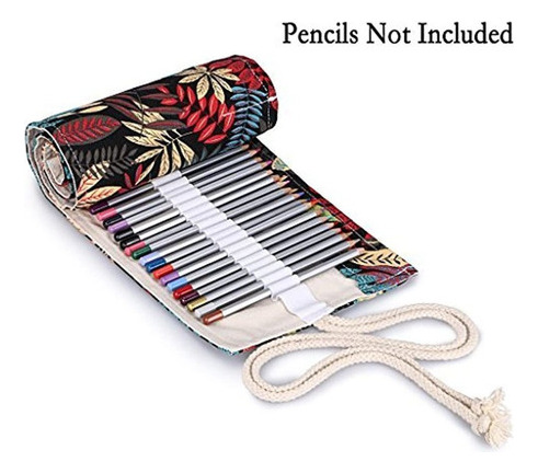 Btsky Canvas Color Pencil Wrap 72 Porta-lapiz Para Colorear