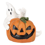 Decorativo Halloween Calabaza Y Fantasma Spooky Pumpkin