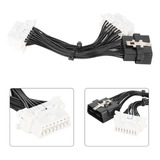 . Cable De Extensión En Y, Adaptador Obd2 De 16 Pines, 1 A 2