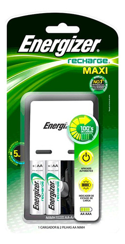 Cargador Pilas Recargable Energizer Baterias Aa Aaa 2 Pilas