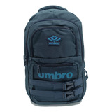 Mochila Umbro 4 Compartimentos + 2 Bolsas Lateral Con Velcro