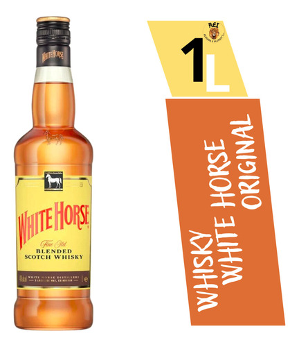 Whisky White Horse Cavalinho Original Com Selo 1000 Ml