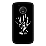 Funda Protector Para Motorola Moto Goku Dragon Ball Negro