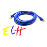 Cable Utp E6 Red Internet 5 Metros Azul Cable Red Original