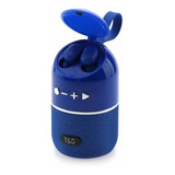 Parlante + Audífonos Inalámbricos Bluetooth Usb 2 En 1 Fm