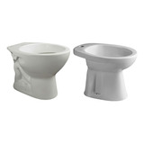 Juego De Baño Andina Ferrum Inodoro Corto, Bidet Sanitarios