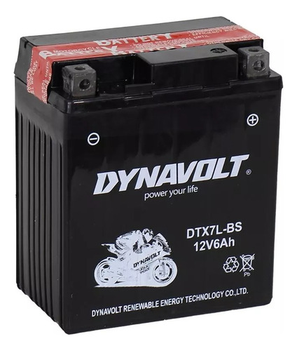 Acumulador Sellado Dynavolt Dtx7l-bs (ytx7l-bs)