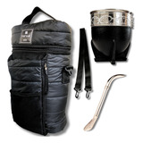 Set Matero Kit Bolso Impermeable Mate Imperial + Bombilla 