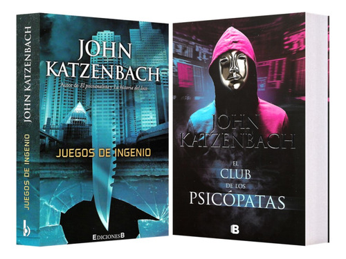 Juegos De Ingenio + El Club De Los Psicópatas Pack 2 Libros