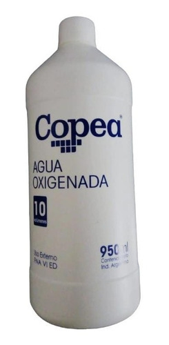 Copea Agua Oxigenada 10v 1 Litro Pack X 8 U
