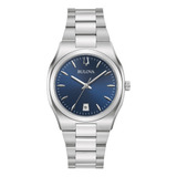 Reloj Para Mujer Bulova Surveyor 96m157 Con Esfera Azul De