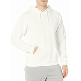Jerzees Men's Adult Pullover Hooded Sweatshirt, White,