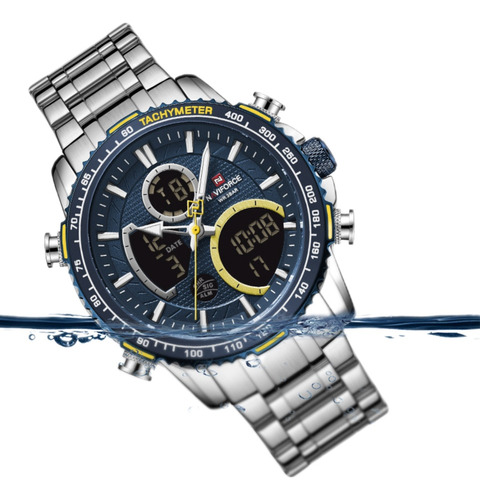 Reloj Naviforce Original Para Hombre Joyas De Pulso Elegante