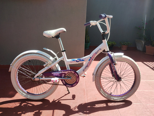Bicicleta Infantil Raleigh Jazzi R20 Blanco/violeta