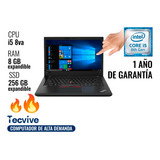 Portátil Lenovo Thinkpad T480s I5 8va-256ssd-8gb W11