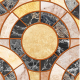 Vinilos Azulejos Piedra Marmol Mandala  32u De 15x15cm 