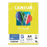 Papel Canson Color Iris Vivaldi 25 Folhas Cores 185g