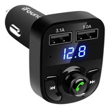 Cargador Dual Usb Para Carro Adaptador Bluetooth 5.0 Fm Mp3