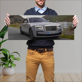 Cuadro 30x80cm Auto 2020 Rolls Royce Ghost Uk 10 84