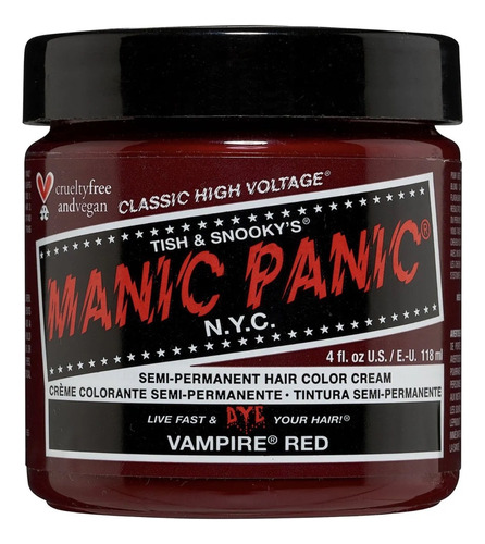 Tinte Manic Panic 118ml. Varios Tonos