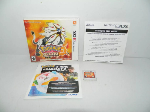 Pokemon Sun Original Nintendo 3ds 