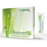 Ampolletas Restructurantes Cabello Dañado Loquay Caja 6 Pz