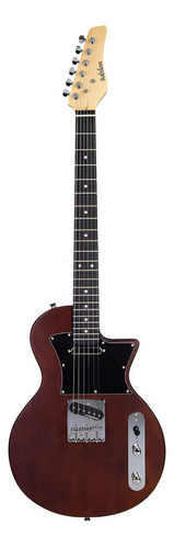 Guitarra Eléctrica Elmont Dark Wood Serie Vintage Elmont-dw Material Del Diapasón Palo De Rosa Orientación De La Mano Diestro