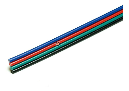 10 Metros Rollo Cable Rgb 4 Hilo Para Tira Led 3528 5050 @tl