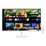 Monitor Samsung Smart M5 27in Fhd Bluetooth Wifi Inalambrico Color Blanco