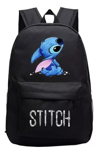 Mochila Escolar Bolsa Estampada Lilo E Stitch-stitch