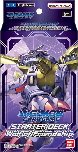 Tcg Deck Starter Digimon St-16 Wolf Of Friendship Inglês