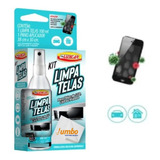 01 Kit Limpa Telas D Celular Tv Let Tablet Computador Luxcar