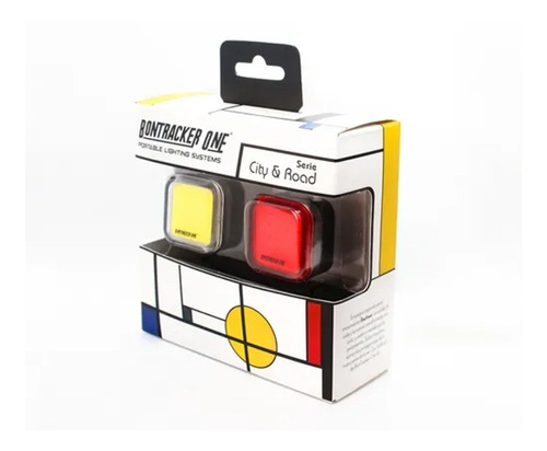 Set De Luces Led Recargables Bici Bontracker One City & Road