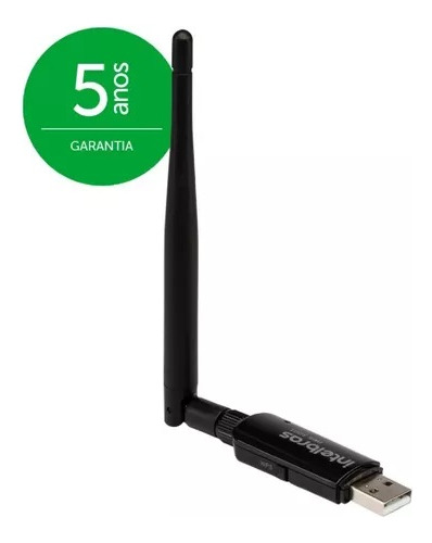 Adaptador Wi-fi Wireless Usb Rede Sem Fio Intelbras Iwa3001