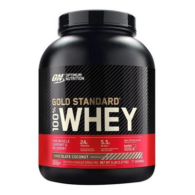 Suplemento Optimum Nutrition Proteína Proteína Gold Standard 100% Whey sabor chocolate coconut de 2.27kg en polvo | MercadoLibre
