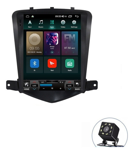 Estéreo 8+128g Para Chevrolet Cruze 08-13 Cámara Gps Carplay