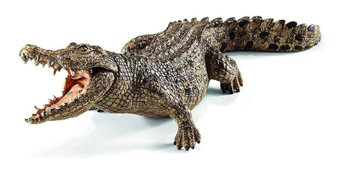 Animal. Cocodrilo. Reptil. 18 Cms. Modelo De Figura. Oenux.