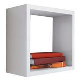 Nicho Decorativo Em Mdf Branco 30x30x15 Cm