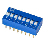 Dip Switch 8 Posiciones Llaves Interruptores Arduino 1° Htec