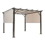 Pergola Metalica Toldo 3 X 3 Metros Para Patio Sombra