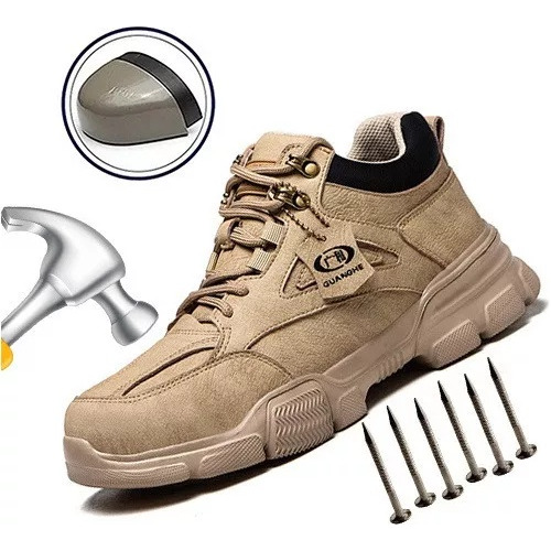 Industrial Tennis Breathable Seguridad Trabajo Casquillo G63