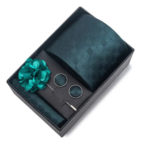Set De Corbata Pañuelo Gemelos Boutonniere Para Hombre | MercadoLibre