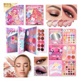 Paleta Libro De Sombras 69 Colores Maquillaje Glitter Comple