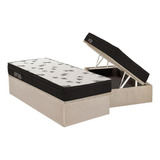 Cama Box Baú Solteiro: Colchão Espuma Ortobom D45 New Top D