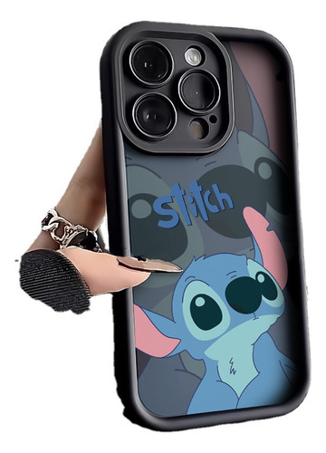 Funda De Teléfono Disney Stitch Para iPhone 15, 14, 13, 12,