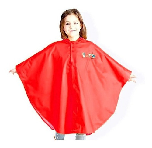 Piloto Luvia Infantil Tela Impermeable Con Bolso De Regalo