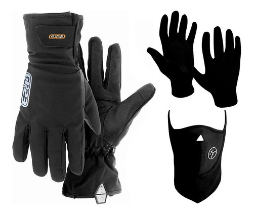 Guantes Punto Extremo Pb28 Largos + Primera Piel + Mascara