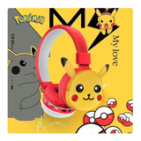 Head Phone Amarelo Bluetooth Sem Fio Pokemon Pikachu A-05a