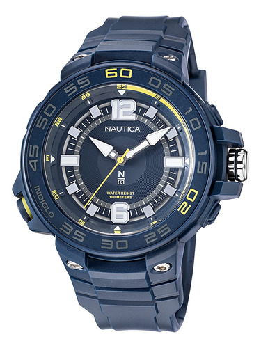 Nautica Reloj De Cuarzo Integrado Para Hombre Correa Resina