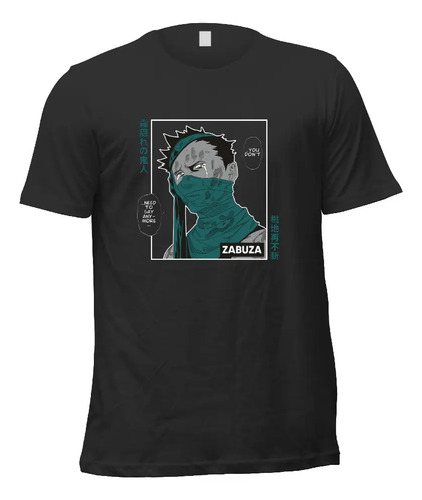 Playera Anime Naruto Zabuza Momochi N01 A2